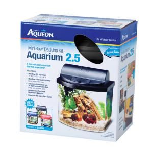 aqueon mini bow desktop 2 5 gallon aquarium kit this