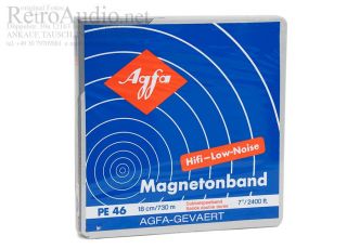 Agfa PE 46 Spule Mit Bandmaterial Neu