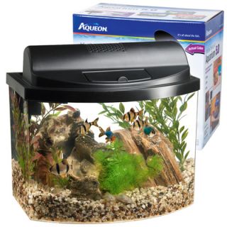 Aqueon Mini Bow Aquarium Kit 5 Gallon Black New