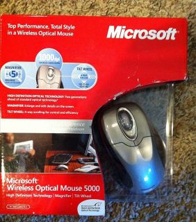 Newly listed Microsoft Wireless Optical Mouse 5000 New in Package