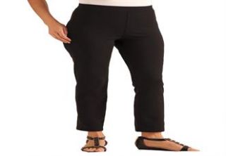 Plus Size Pants in cropped ponte knit by Chelsea Studio®  Plus Size 