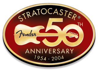 Fender 50th Anniversary Stratocaster American Deluxe Original Stickers 