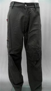55DSL Pantalone Bicorn Mens 32 Carpenter Casual Pants Gray Solid 