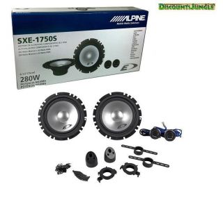 Alpine SXE1750S 280 Watt 6 5” 2 Way Component Car Audio Speakers 6 1 