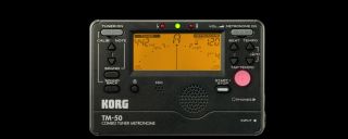 Brand New Korg TM 50 Combo Tuner Metronome Black TM 50 TM 50