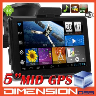   Android 4 0 Tablet FM GPS Navigation 512MB 1GHz WiFi HD 8GB