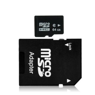 New 64GB MicroSD TF Micro SD memory card + Free SD memory card adapter 
