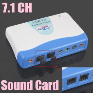 channel usb external audio sound card adapter s877