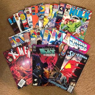 Marvel DC Comics 22 Magazines Early 90s Issues x Men Batman Superman 