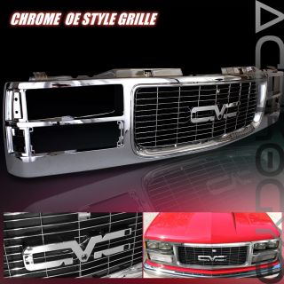94 95 96 97 98 99 GMC Suburban 1500 Front Grille Chrome Euro Style 