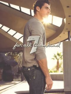 New 7 Seven for All Mankind A Pocket Bootcut Jeans Men Sz 31 Camp 