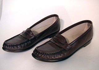 SAS Brown Tripad CLASSIC Loafers Shoes Sz 10 S Leather Comfort