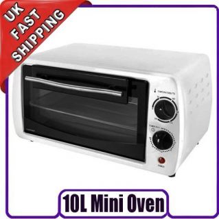 lloytron mini oven and grill 10ltr 800w black power 800w