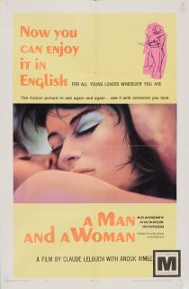 Man and A Woman 1966 Orig Movie Poster 1sh Style B