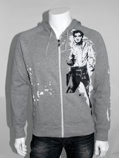 Andy Warhol Pepe Jeans Elvis Presley Print Hoody Grey