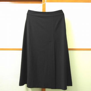 New Eileen Fisher Stretch Viscose Wool A Line Skirt