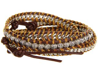 Chan Luu 32 Wrap with Chain and Beads Yellow Mix/Brown    