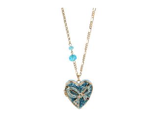 Betsey Johnson Hanging Heart 30 Long Necklace    