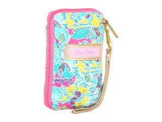   Holder $75.00 NEW Lilly Pulitzer Carded ID Wristlet Canvas $38.00