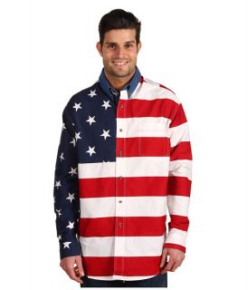 Roper Stars & Stripes Pieced Flag Shirt L/S    