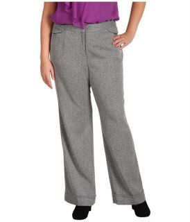 Anne Klein Plus Plus Size Tweed Wide Leg Pant $107.99 $119.00 SALE