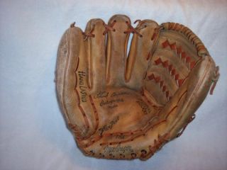 1970s Hank Aaron MacGregor Baseball Glove Braves Vintage Antique 