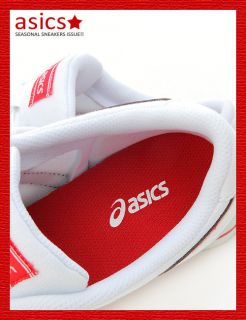 Brand New ASICS AARON CV Shoes White/Red #91