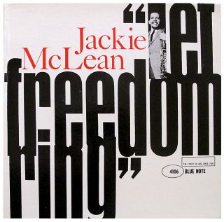 Jackie McLean Let Freedom Ring BN 4106 Mono D G LP NM