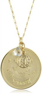 Max Jewelry Accessory Pisces Pendant Gold Plated Necklace 