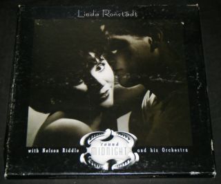 LINDA RONSTADT ROUND MIDNIGHT 3 Cassette Tape Boxed Set   Elektra 