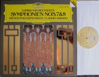 BEETHOVEN Symphony7 8 ABBADO VPO DGG 423364 1 digital from 1988