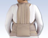 Posture Control Brace Support Abdominal Back Pain Wrap Soft Form FLA 