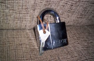 Abloy Padlock The Enforcer ,#590 and key. High security