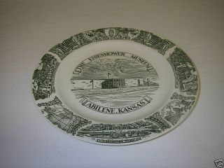 Souvenir Plate The Eisenhower Museum Abilene Kansas