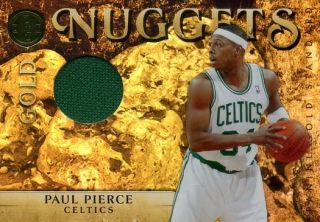 2010/11 Panini Gold Standard Nuggets Paul Pierce Jersey Card