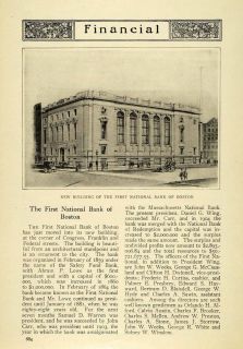   Article First National Bank Building Boston Massachusetts Abram P Lowe