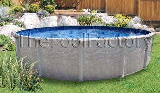 15x52 Round Above Ground Swimming Pool Package   SALE