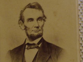 Abraham Lincoln photo found in very old album
