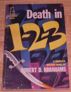 Death in 1 2 3 Vintage PB 1942 Robert Abrahams 1st