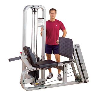  the Body Solid Pro Club Line Leg Press Machine with 210 pound weight 