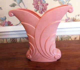 Abingdon Pink Decorative Art Vase 518 Flawless Nearly 9 Tall Made in 