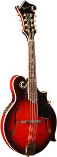 Washburn M3SWETWRK Mandolin Acoustic Guitar with Transparent Wine Red 