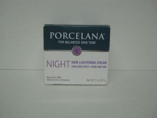 Brand NEW Porcelana Night Skin Lightening Cream Fades Dark Spots 