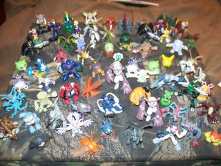 70 Mini Action Figures Pokemon Yu Gi Oh Digimon