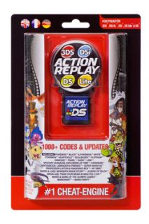 Action Replay Cheats for Nintendo DSi DS Lite 3DS NTSC