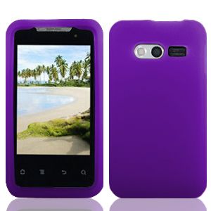 For Huawei M920 Activa 4G Solid Purple Accessory Silicone Skin Soft 