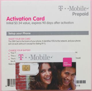   Prepaid Sim Card Activation Kit $3 34 10 mins Never Activate