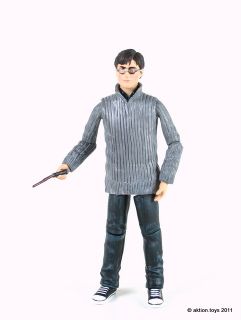 HARRY POTTER   CASUAL CLOTHES   TOMY 6 ACTION FIGURE   DEATHLY 