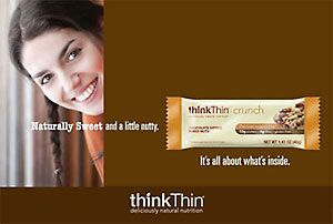   for active people who care about what they eat thinkthin has created a