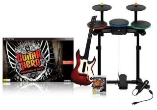 ACTIVISION Guitar Hero Warriors of Rock Super Band Bundle Kit Game FOR 